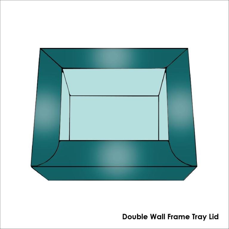 DOUBLE WALL FRAME TRAY LID BOXES